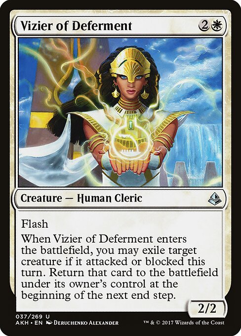 Amonkhet - 37 - Vizier of Deferment - Uncommon
