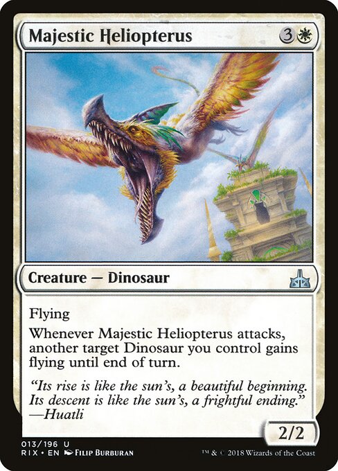 Rivals of Ixalan - 13 - Majestic Heliopterus - Uncommon