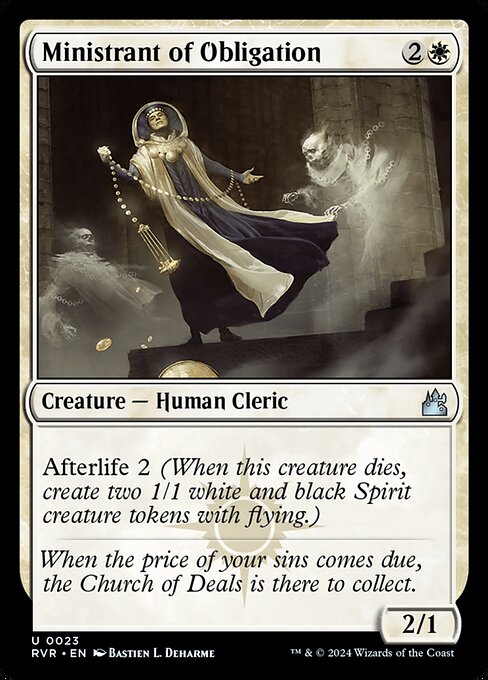 Ravnica Remastered - 23 - Ministrant of Obligation - Uncommon