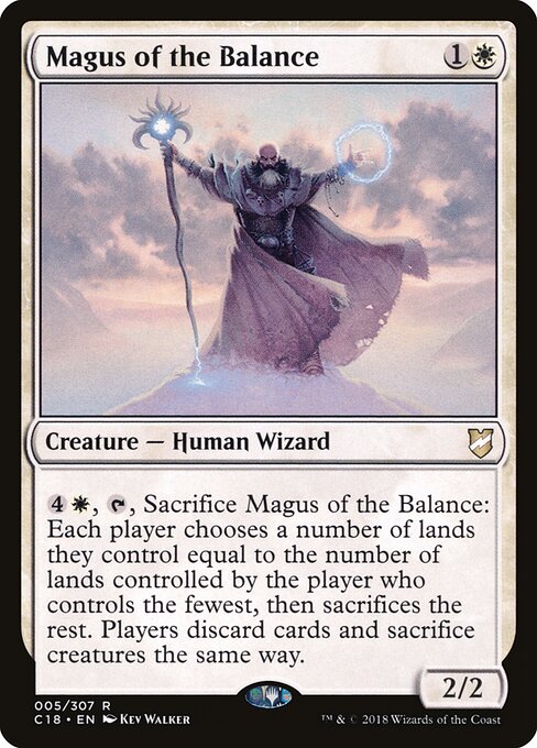 Commander 2018 - 5 - Magus of the Balance - Rare