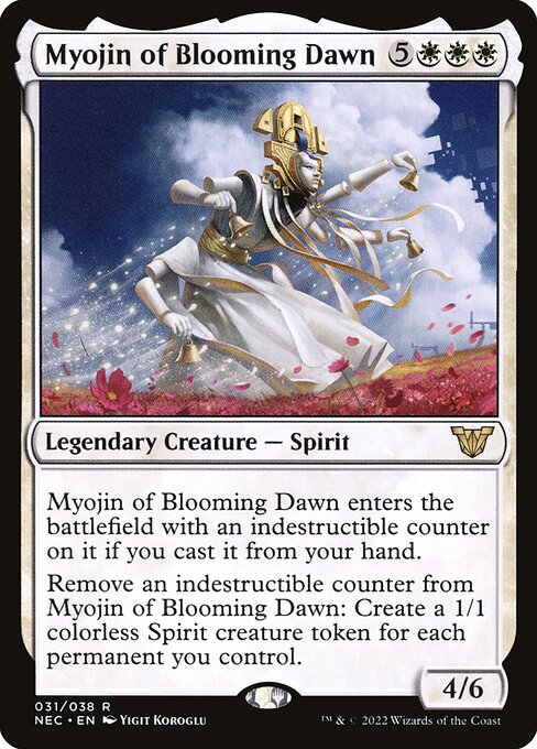 Neon Dynasty Commander - 31 - Myojin of Blooming Dawn - Rare