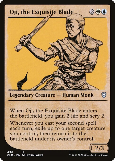 Commander Legends: Battle for Baldur's Gate - 436 - Oji, the Exquisite Blade - Uncommon