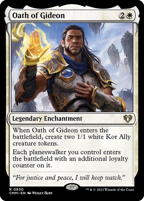 Commander Masters - 830 - Oath of Gideon - Rare