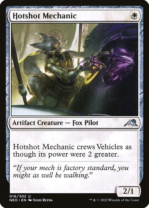 Kamigawa: Neon Dynasty - 16 - Hotshot Mechanic - Uncommon