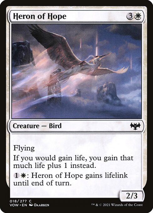 Innistrad: Crimson Vow - 18 - Heron of Hope - Common