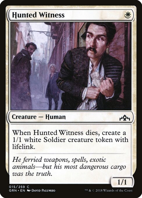 Guilds of Ravnica - 15 - Hunted Witness - Common