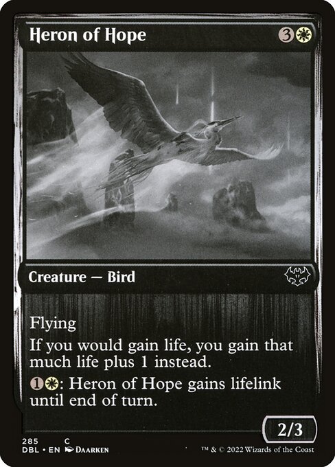 Innistrad: Double Feature - 285 - Heron of Hope - Common