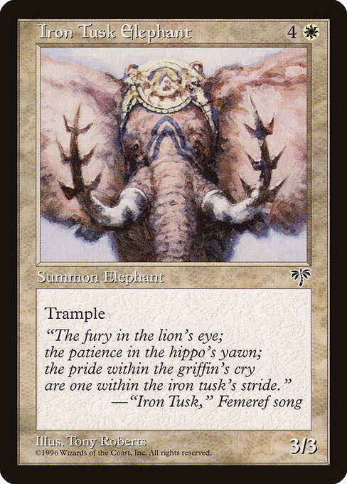 Mirage - 22 - Iron Tusk Elephant - Uncommon
