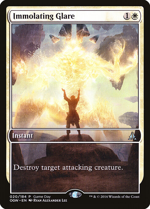 Oath of the Gatewatch Promos - 20 - Immolating Glare - Uncommon