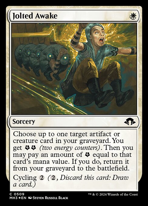 Modern Horizons 3 - 509 - Jolted Awake - Common - Ripple Foil