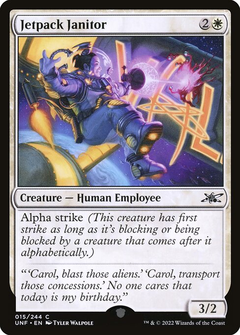 Unfinity - 15 - Jetpack Janitor - Common
