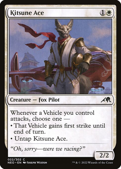 Kamigawa: Neon Dynasty - 22 - Kitsune Ace - Common
