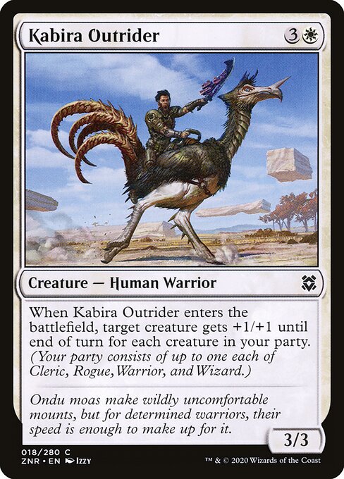 Zendikar Rising - 18 - Kabira Outrider - Common