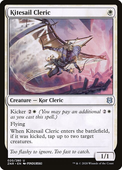 Zendikar Rising - 20 - Kitesail Cleric - Uncommon