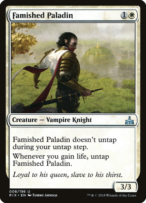 Rivals of Ixalan - 8 - Famished Paladin - Uncommon