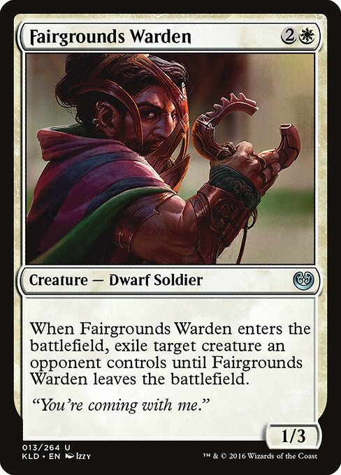 Kaladesh - 13 - Fairgrounds Warden - Uncommon
