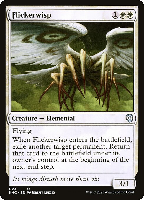 Kaldheim Commander - 24 - Flickerwisp - Uncommon