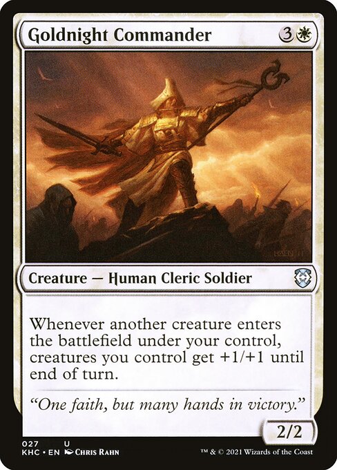 Kaldheim Commander - 27 - Goldnight Commander - Uncommon