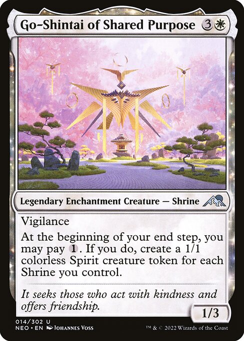 Kamigawa: Neon Dynasty - 14 - Go-Shintai of Shared Purpose - Uncommon
