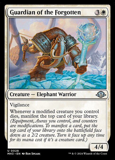 Modern Horizons 3 - 28 - Guardian of the Forgotten - Uncommon