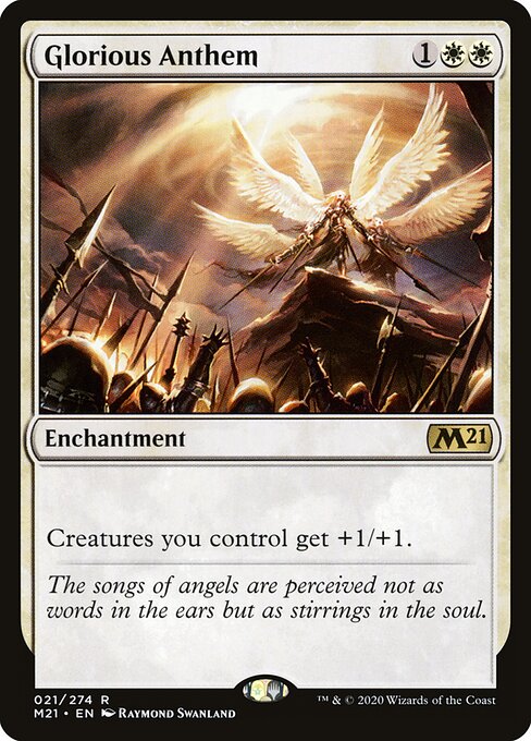 Core Set 2021 - 21 - Glorious Anthem - Rare