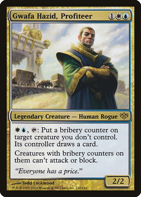 Conflux - 110 - Gwafa Hazid, Profiteer - Rare