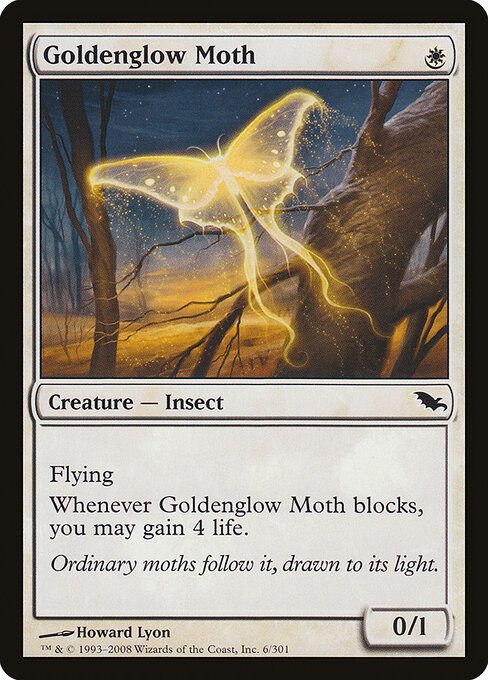 Shadowmoor - 6 - Goldenglow Moth - Common