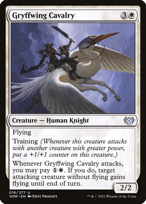 Innistrad: Crimson Vow - 16 - Gryffwing Cavalry - Uncommon