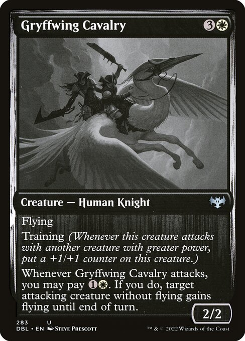 Innistrad: Double Feature - 283 - Gryffwing Cavalry - Uncommon