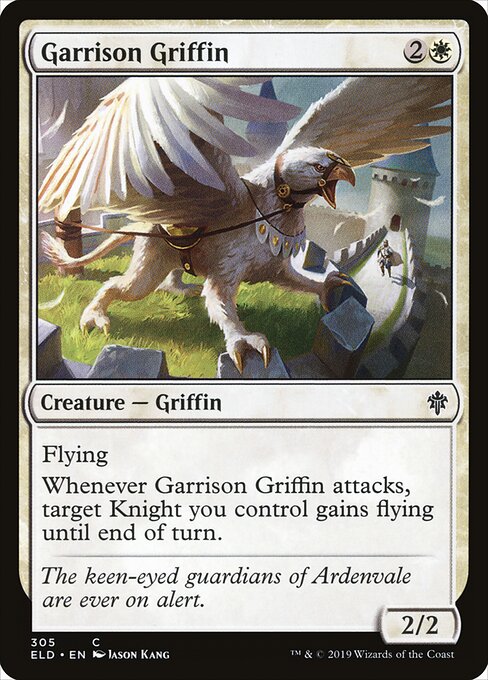 Throne of Eldraine - 305 - Garrison Griffin - Common