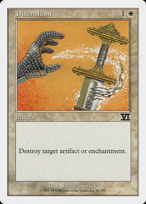 Classic Sixth Edition - 16 - Disenchant - Common