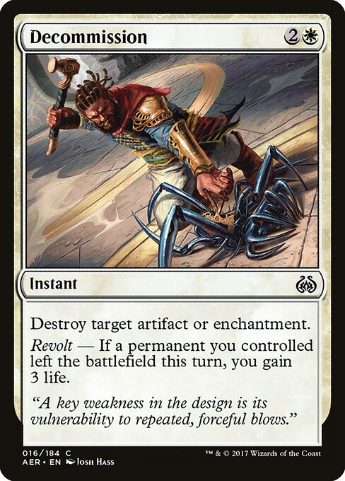Aether Revolt - 16 - Decommission - Common