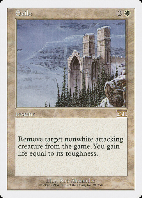 Classic Sixth Edition - 21 - Exile - Rare