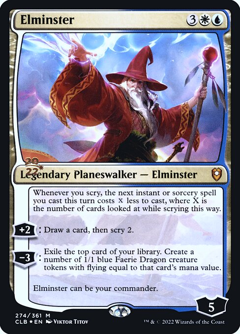 Battle for Baldur's Gate Promos - 274s - Elminster - Mythic