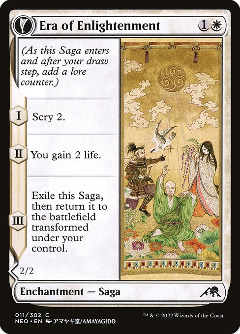 Kamigawa: Neon Dynasty - 11 - Era of Enlightenment // Hand of Enlightenment - Common
