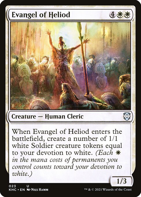 Kaldheim Commander - 23 - Evangel of Heliod - Uncommon