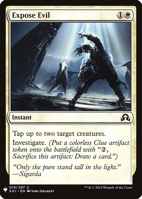 The List - SOI-19 - Expose Evil - Common
