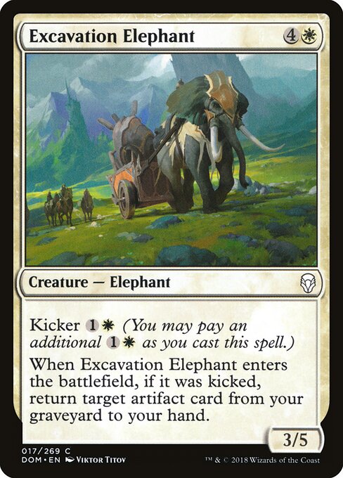 Dominaria - 17 - Excavation Elephant - Common