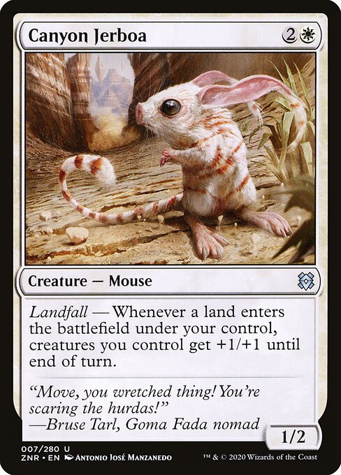 Zendikar Rising - 7 - Canyon Jerboa - Uncommon