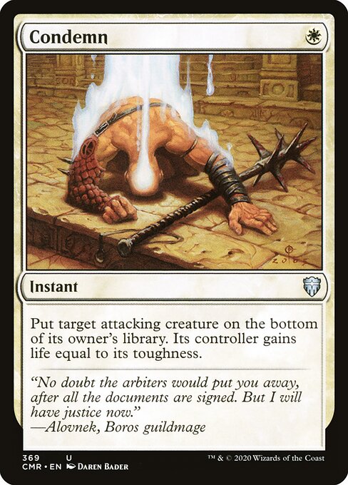 Commander Legends - 369 - Condemn - Uncommon