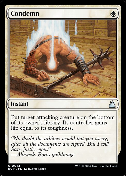 Ravnica Remastered - 14 - Condemn - Uncommon