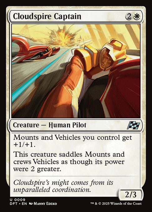 Aetherdrift - 9 - Cloudspire Captain - Uncommon