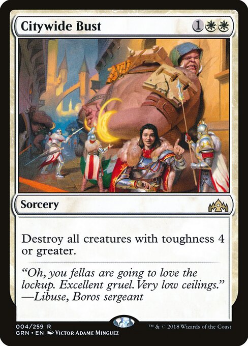 Guilds of Ravnica - 4 - Citywide Bust - Rare