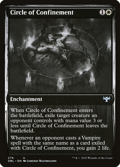 Innistrad: Double Feature - 274 - Circle of Confinement - Uncommon