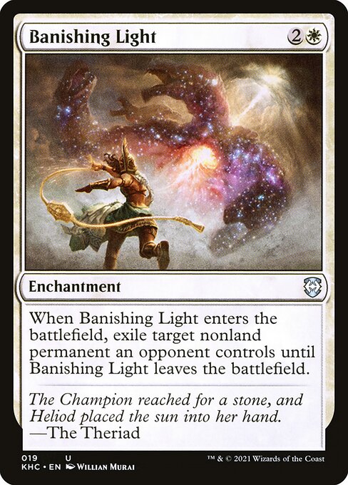 Kaldheim Commander - 19 - Banishing Light - Uncommon
