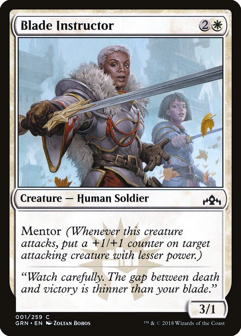 Guilds of Ravnica - 1 - Blade Instructor - Common