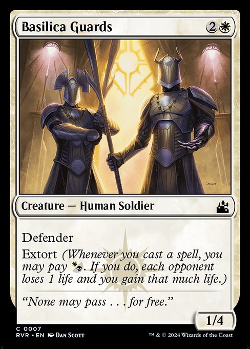 Ravnica Remastered - 7 - Basilica Guards - Common