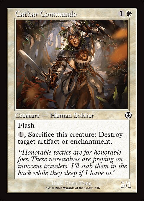 Innistrad Remastered - 336 - Cathar Commando - Common