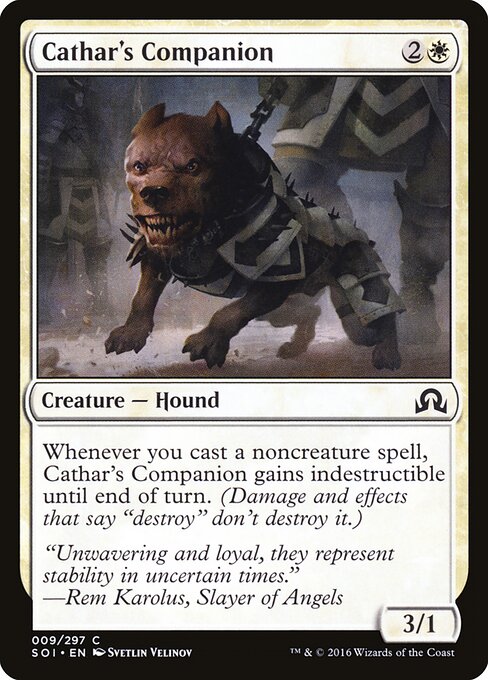 Shadows over Innistrad - 9 - Cathar's Companion - Common