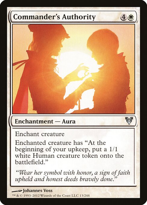 Avacyn Restored - 13 - Commander's Authority - Uncommon